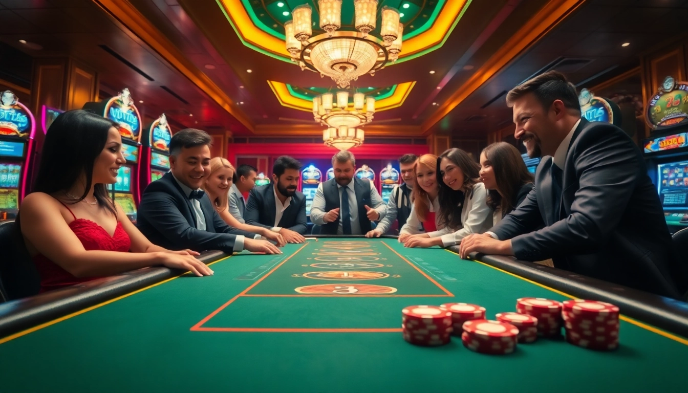 Action-packed poker game at a casino table highlighting winning strategies on https://68vip.bz/.