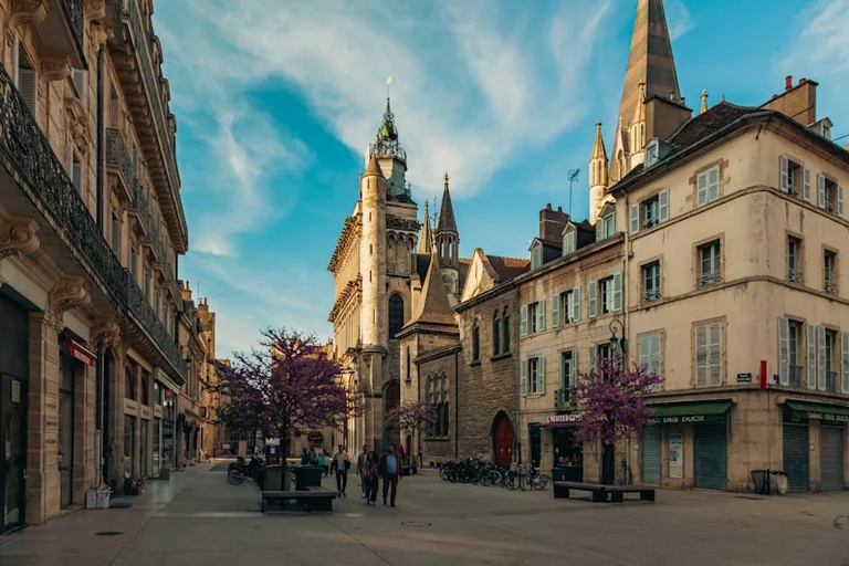 À Dijon, un roi bleu transforme les monuments familiers