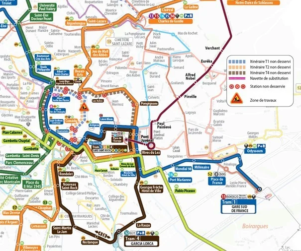 À Montpellier, le tram change de trajet cet été