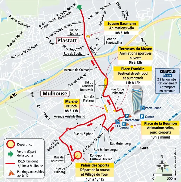 À Mulhouse, le 18 juillet se prépare autour du Tour