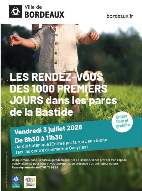 Bordeaux : matinée gratuite pour les 0-4 ans ce vendredi