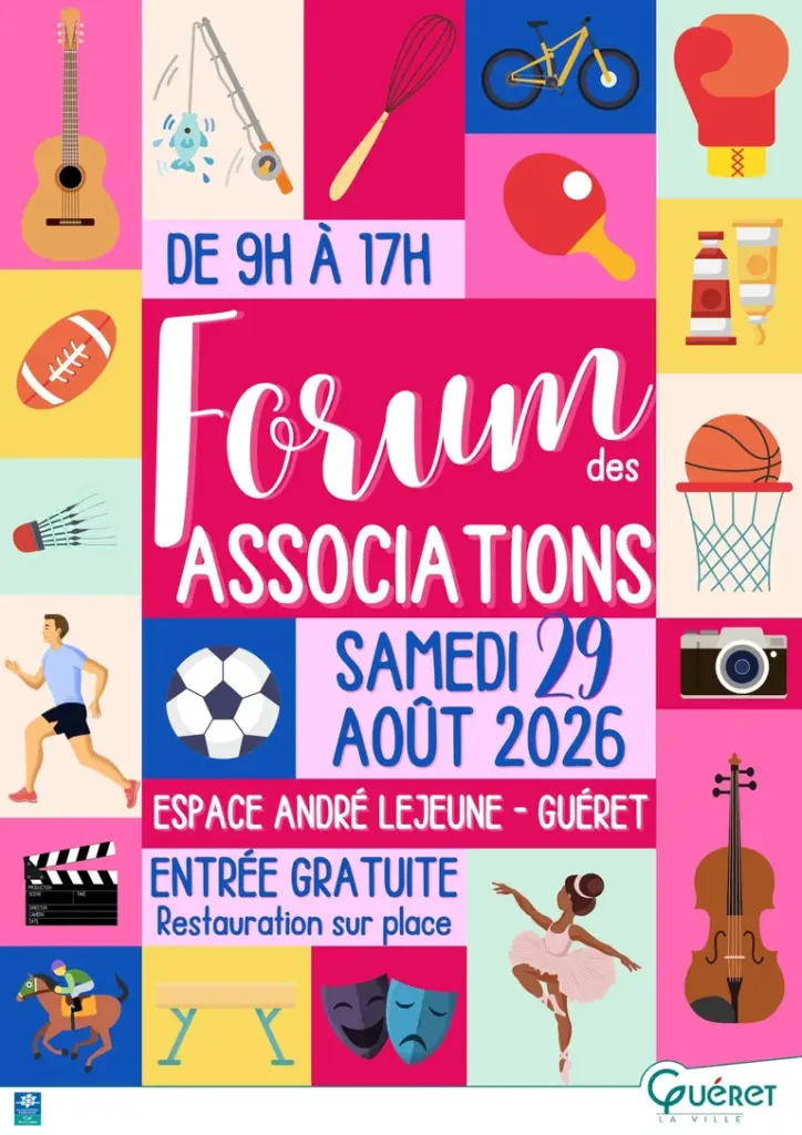 Forum des associations à Guéret : entrée libre le 29 août: ce qu'il faut retenir