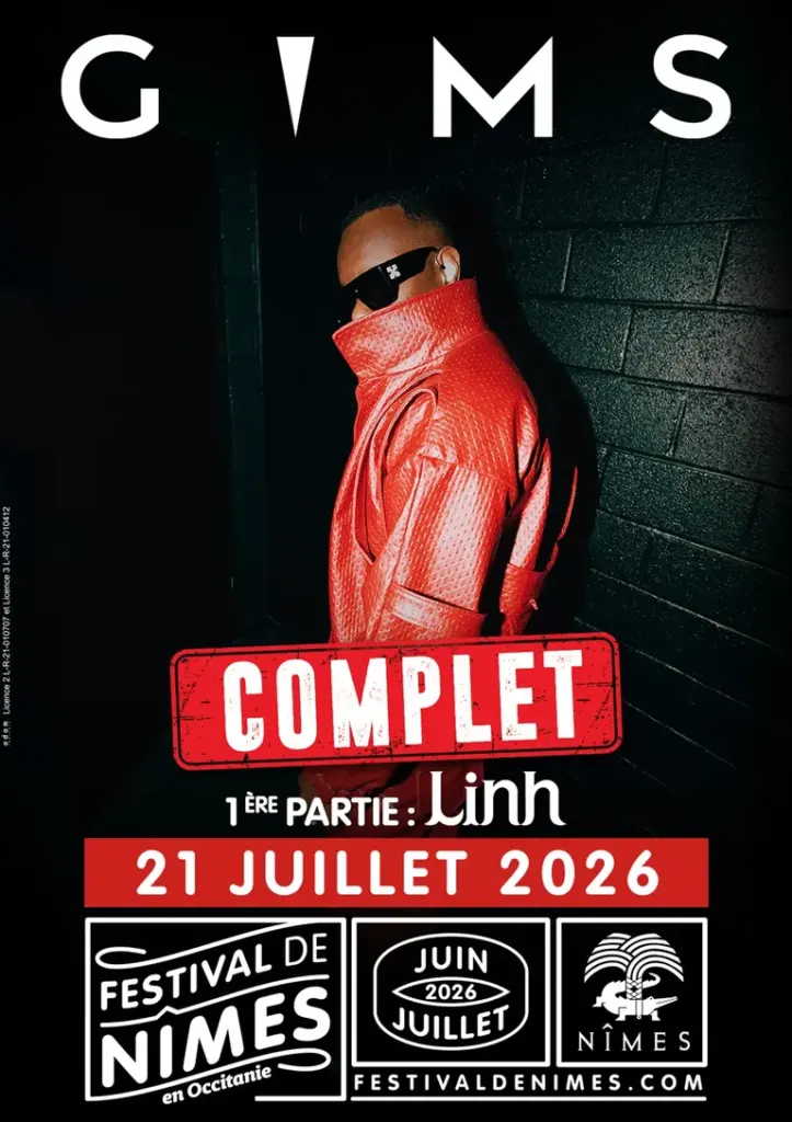 Gims à Nîmes ce 21 juillet : le concert affiche complet