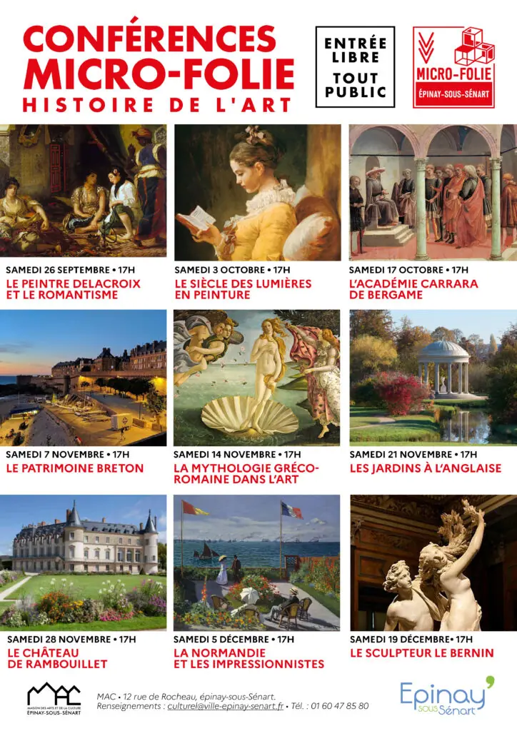 Le Bernin à Épinay : conférence gratuite le 19 décembre