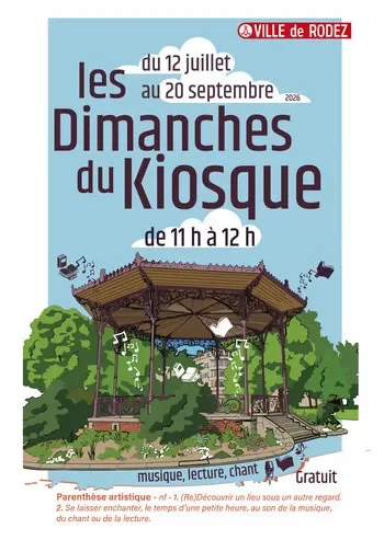 Les Dimanches du Kiosque à Rodez, gratuits le 26 juillet: ce qu'il faut retenir