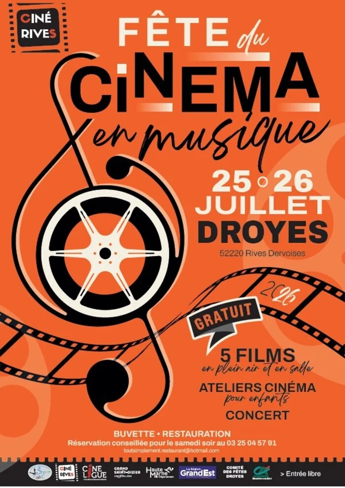 Saint-Dizier : la Fête du cinéma à Droyes les 25 et 26 juillet: les dates clés