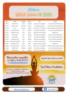 Séance d’Ashtanga yoga solidaire à Quimper cet été
