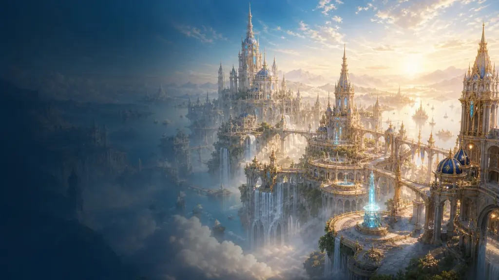 Illustration conceptuelle 1 du MMORPG avec IA Lineage2AI