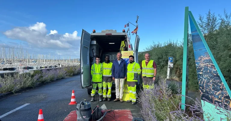 Port de Brest : un nouveau ralentisseur installé quai Eric Tabarly