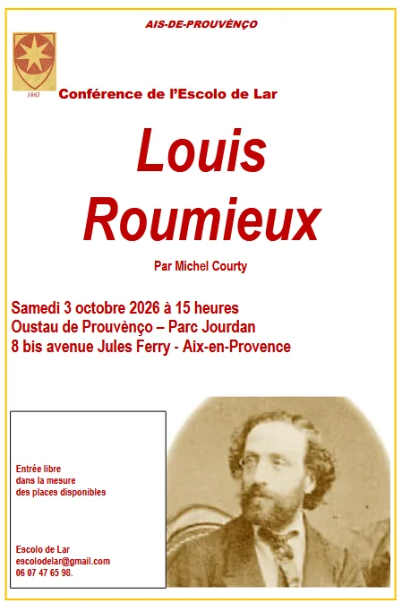 À Aix-en-Provence, Louis Roumieux reprend vie le 3 octobre