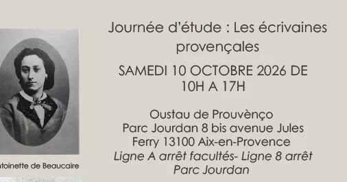 Écrivaines provençales à Aix : une journée en entrée libre
