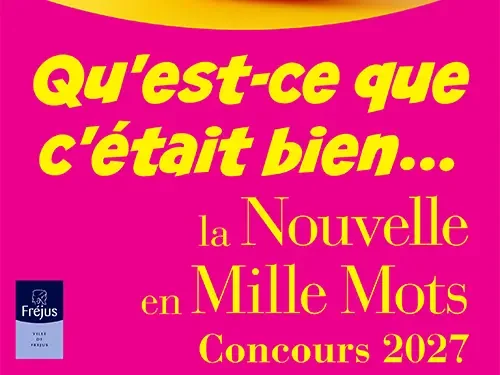 Fréjus : 400 € à gagner pour une nouvelle de 1000 mots
