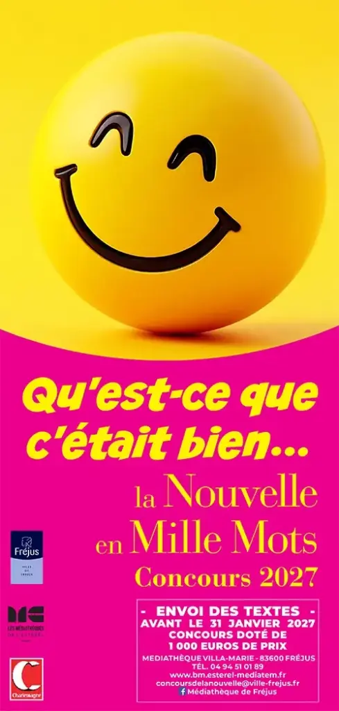 Fréjus : 400 € à gagner pour une nouvelle de 1000 mots