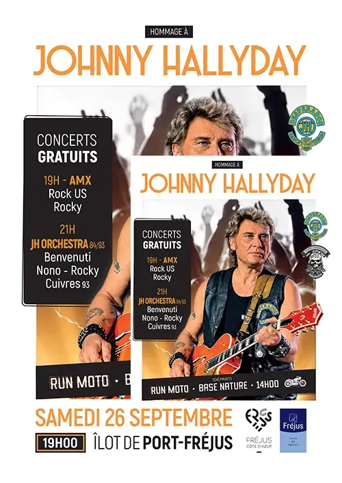 Fréjus : run moto et concerts gratuits pour Johnny le 26 septembre