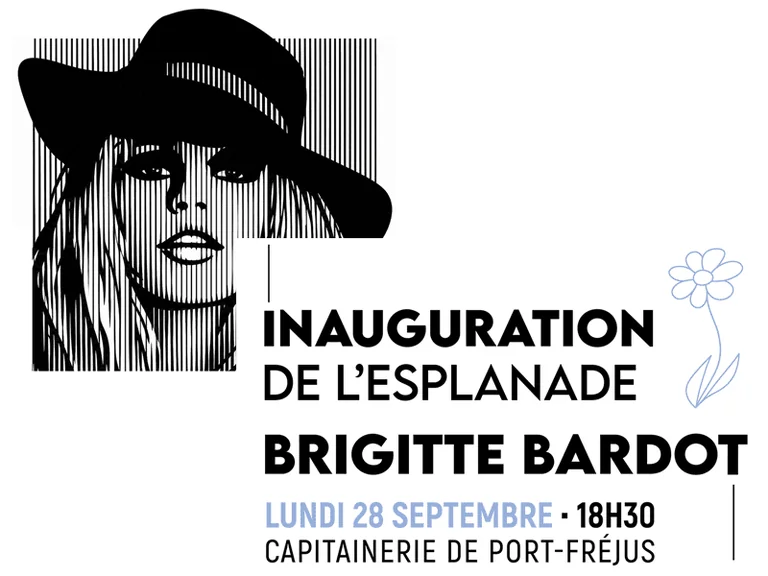 Fréjus : une esplanade Brigitte Bardot inaugurée au port le 28 septembre