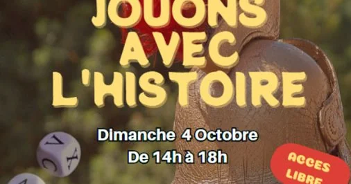 Jouons avec l’histoire à Saint-Junien : accès libre le 4 octobre
