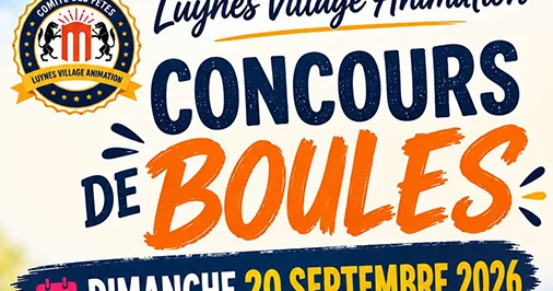 Pétanque à Luynes : rendez-vous au boulodrome le 20 septembre