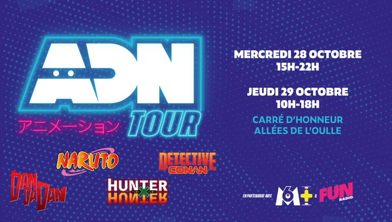ADN Tour à Avignon : manga et gaming gratuits les 28 et 29 octobre 2026